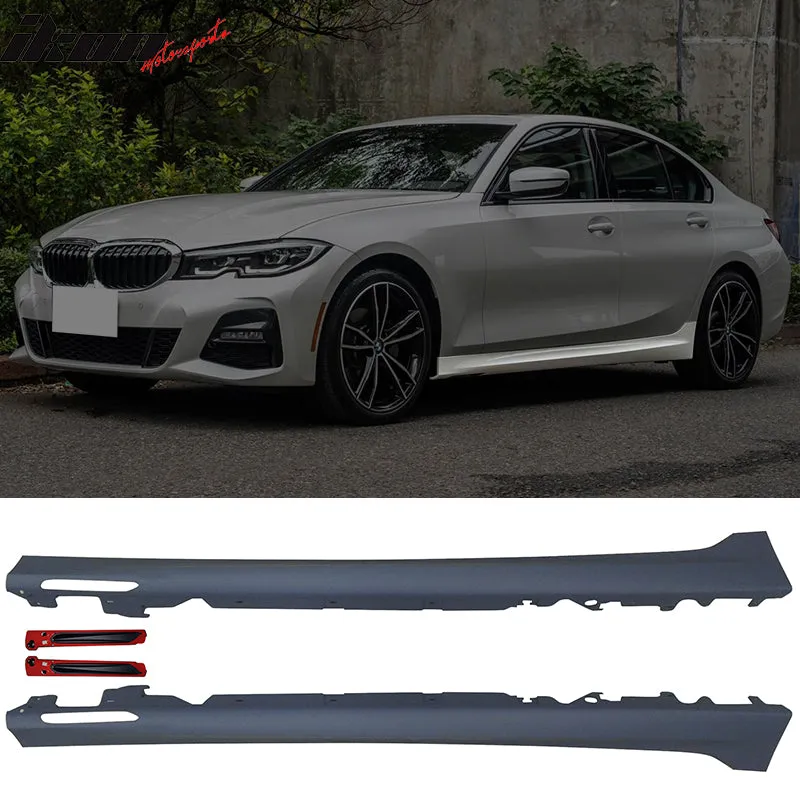 2019-2022 BMW G20 Unpainted M340 Front Rear Bumpers M-Tech Side Skirts