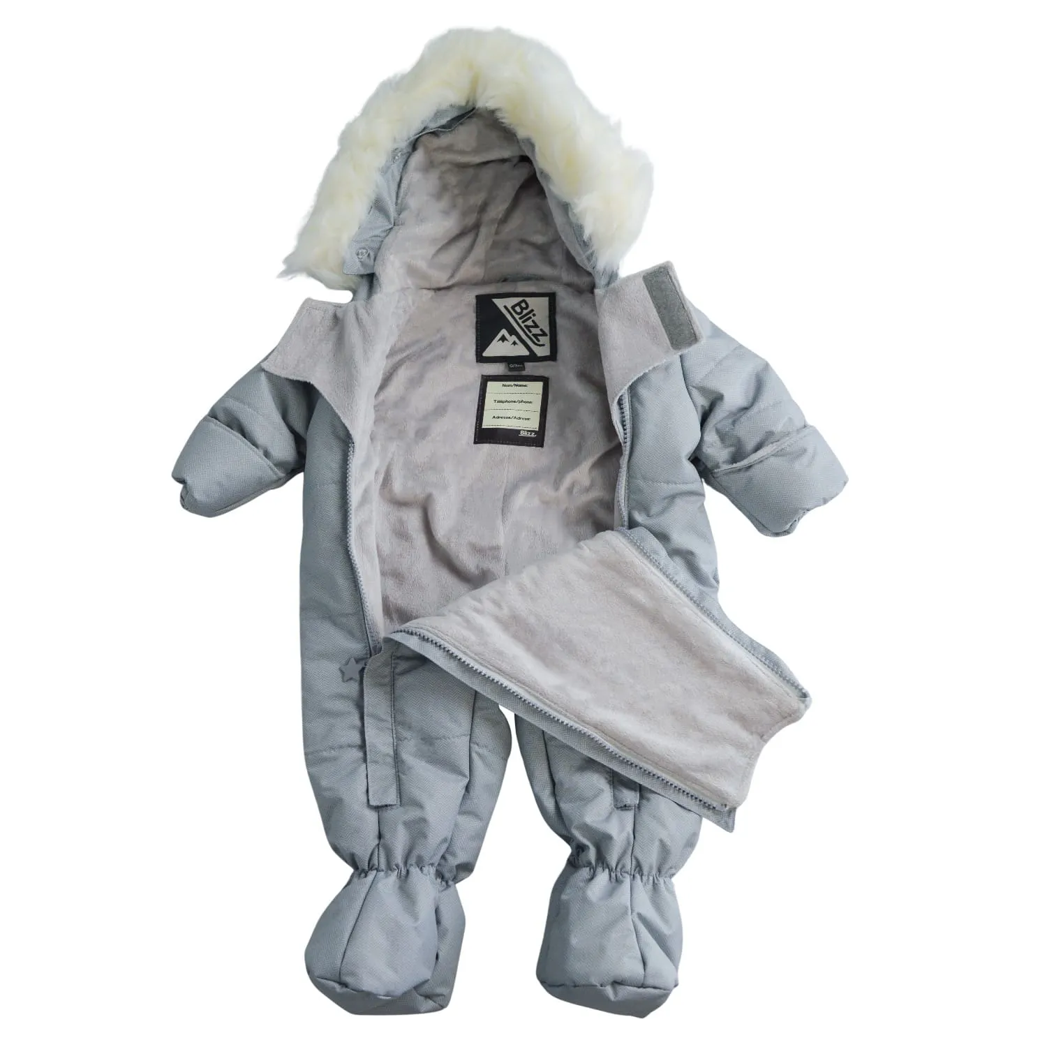 Blizz Baby Unisex Snow Suit - 1 piece - (3m to 9m) - 22WBLI3219