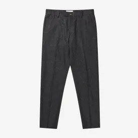 Como Regular Wool Suit Pants - Charcoal Melange