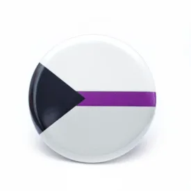 Demisexual pride flag button