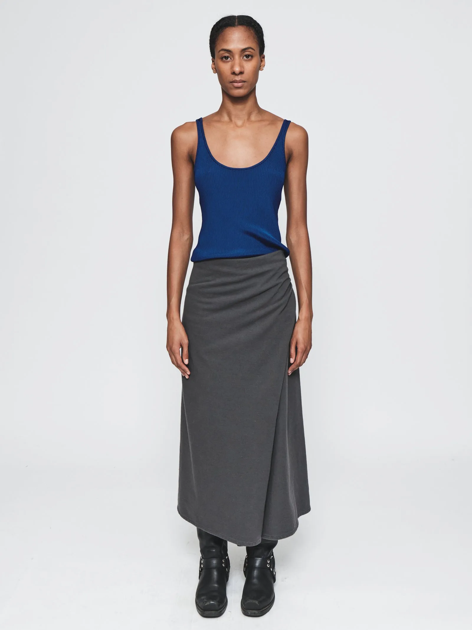 Draped Wrap Skirt