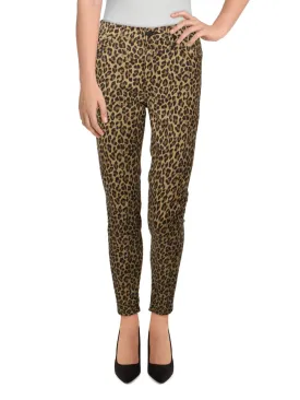 Levi's Women's 720 High Rise Super Skinny Leopard Print Jeans Leopard Size 25x30