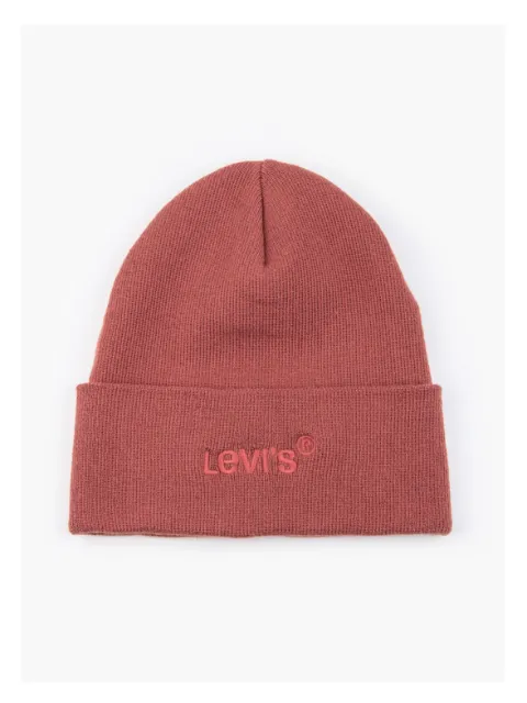 Levi's® Wordmark Beanie/Dull Red - New AW21