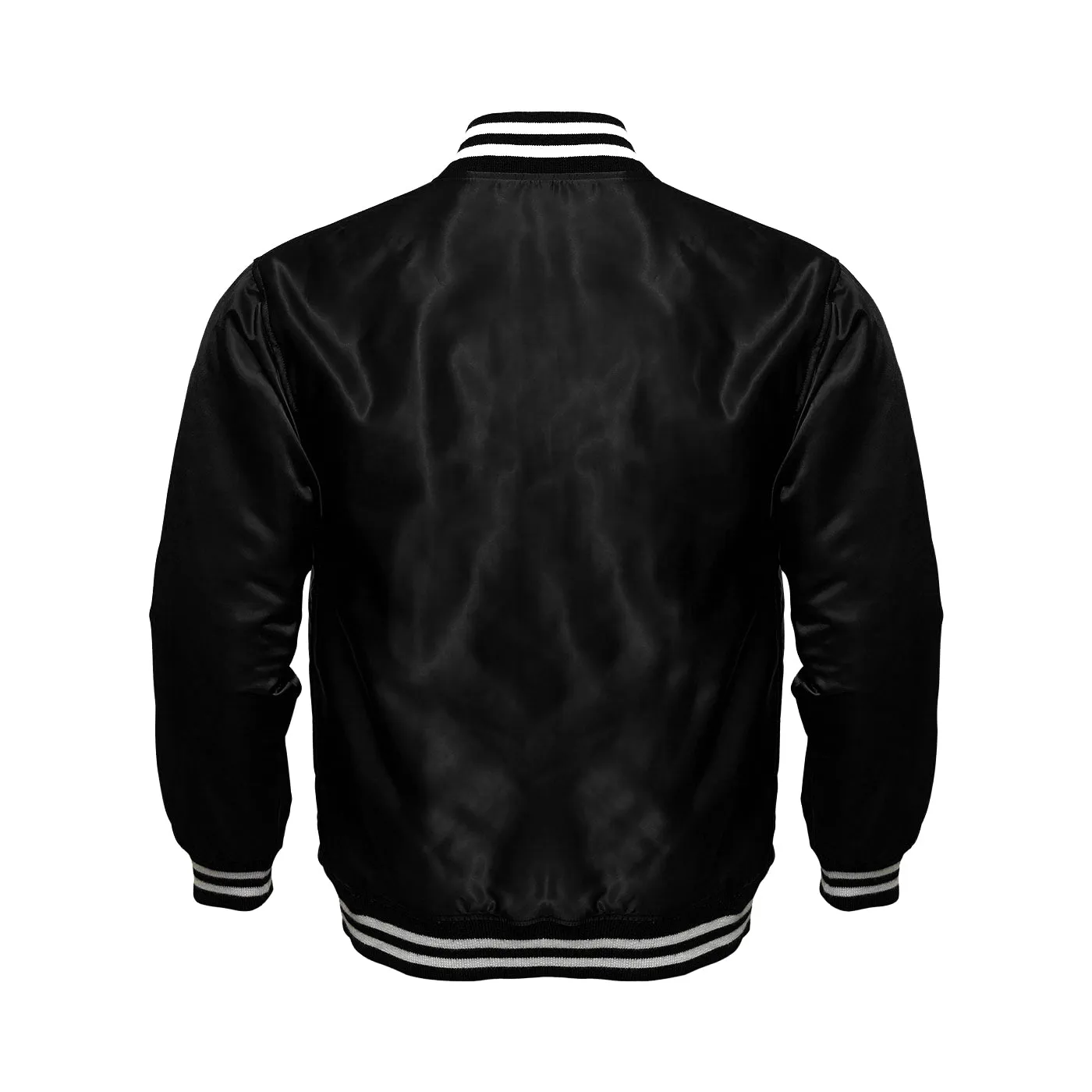 Mens Satin Jacket Black