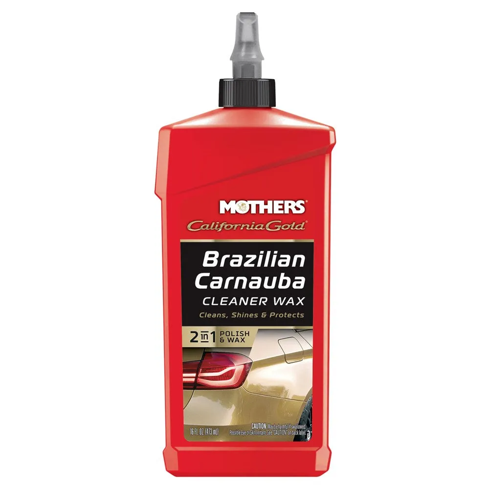 Mothers 655701 Brazilian Carnauba Cleaner Wax Liquid - 473mL