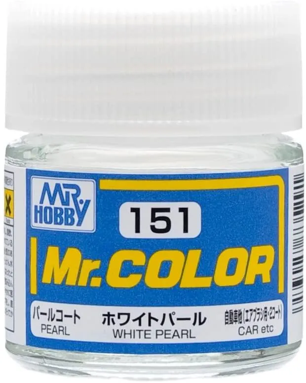 Mr. Hobby C151 Mr. Color Pearl White Lacquer Paint 10ml