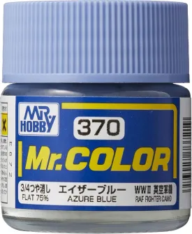 Mr. Hobby C370 Mr. Color Azure Blue Lacquer Paint 10ml