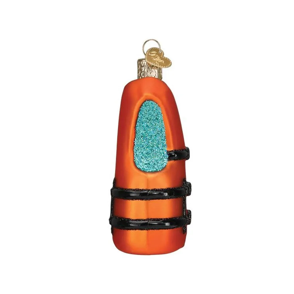 Old World Christmas Life Jacket Ornament