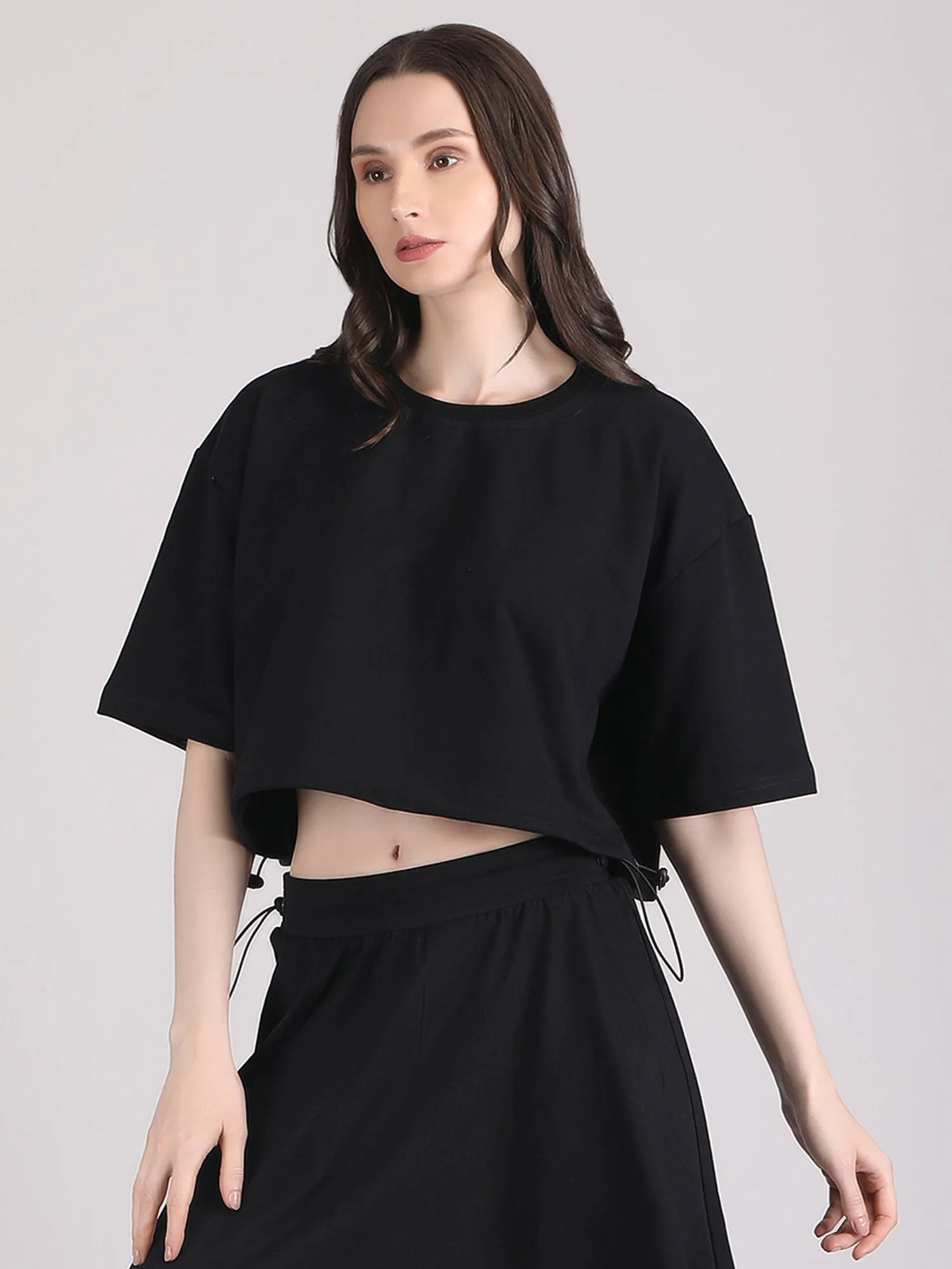 oversized crop top