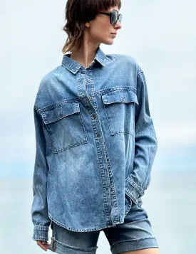 Oversized Denim Shirt