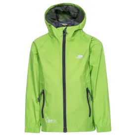 Qikpac Kids Packaway Unpadded Waterproof Jacket in Leaf Green