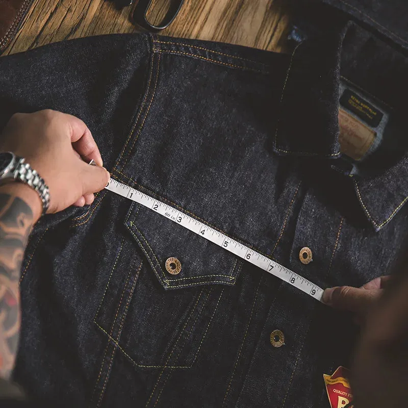 Retro Original Denim Jacket Motorcycle Fit and Coat - Men's Trend