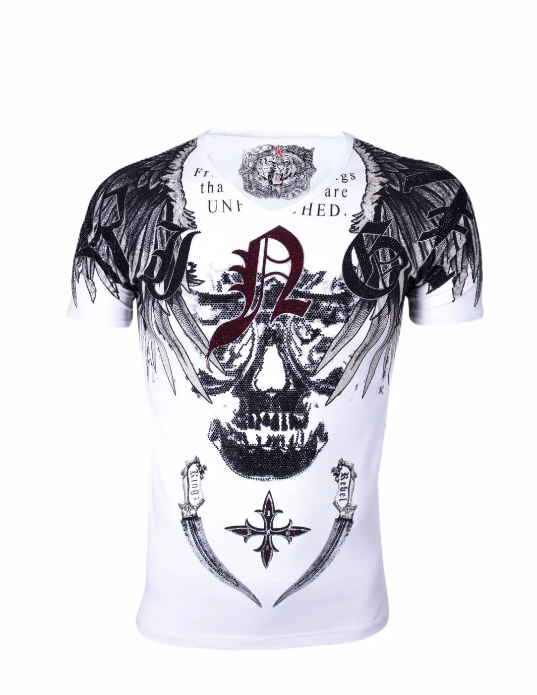 Rhinestone Men's T-shirt #3609