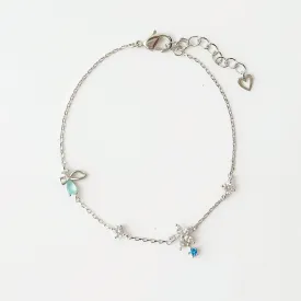 Silver Daffodil Bracelet