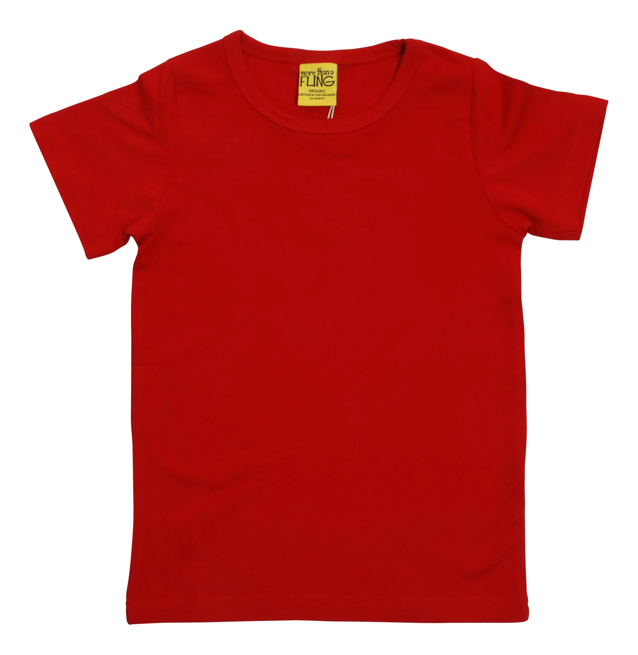 Tango Red/Whero Short Sleeve Top (4-12 years)