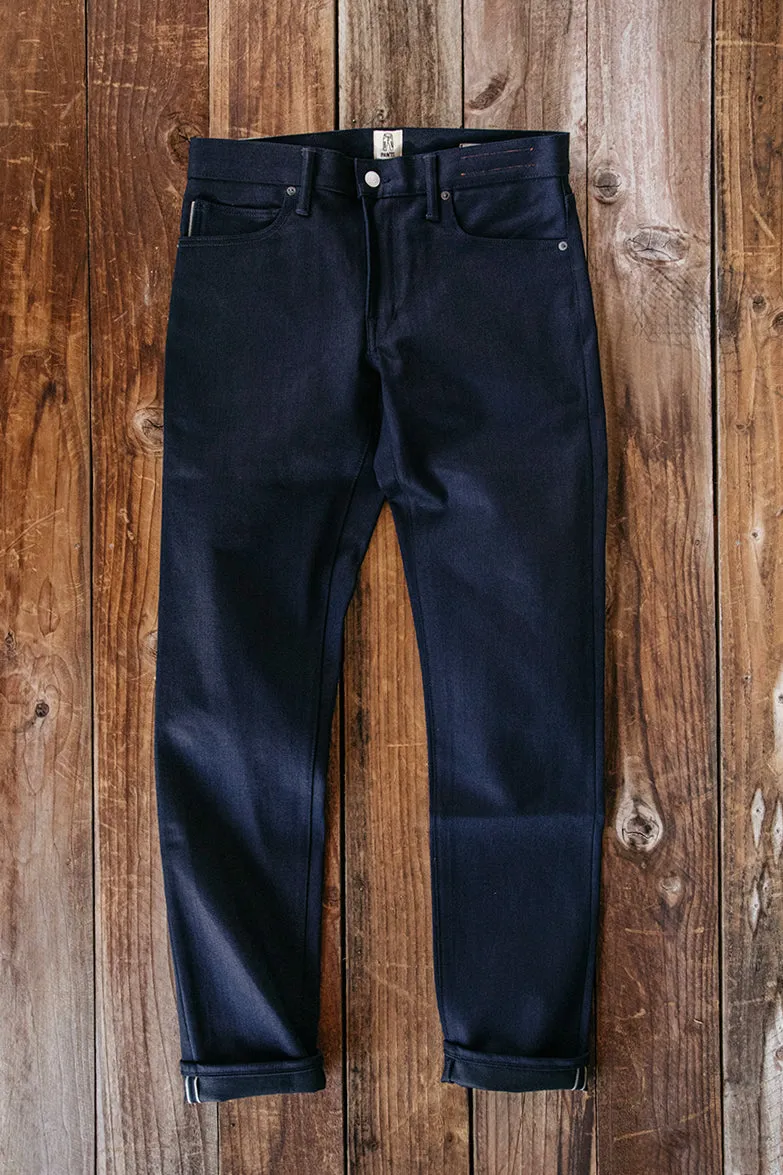 The Pen Slim - Indigo Black Raw 14oz Selvedge