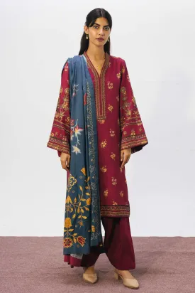 Zara Shahjahan Coco Winter Collection 2020 – ZW20-3B